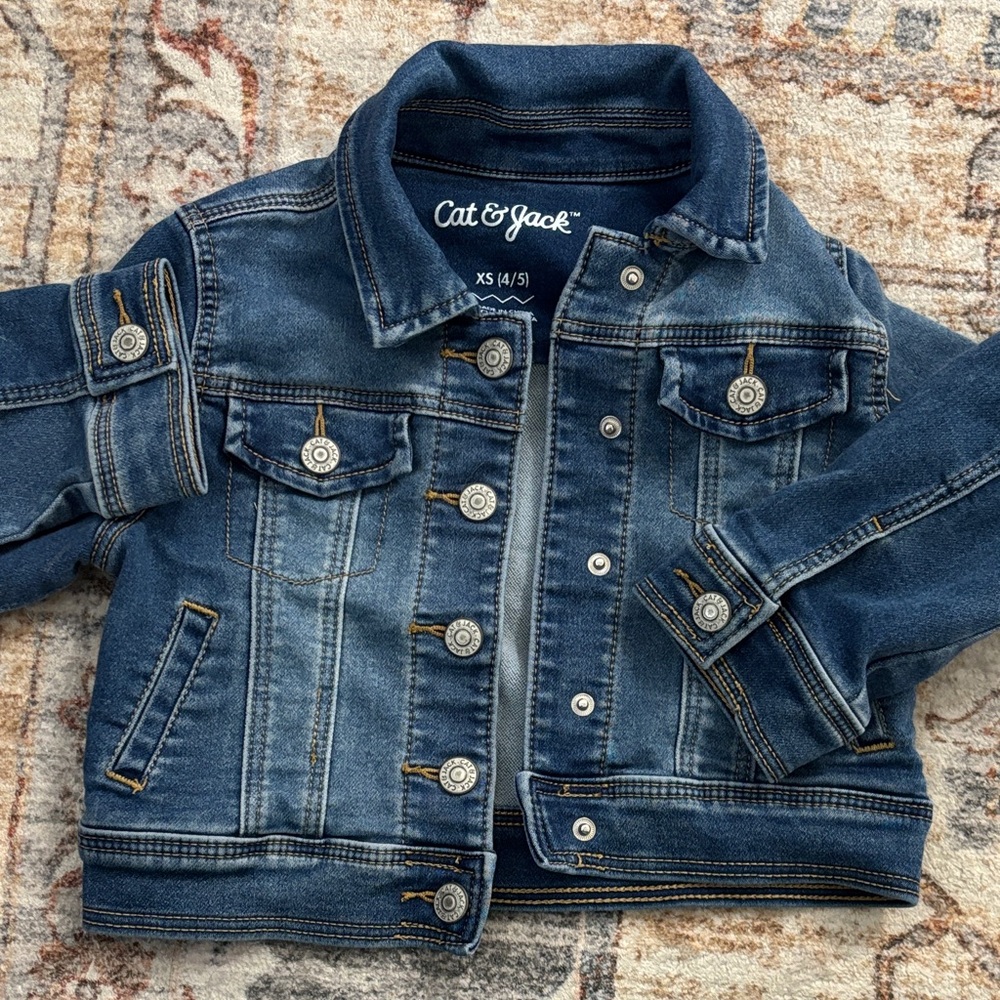 Cat & Jack Classic Blue Kids Jean Jacket